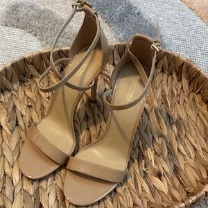 Michael Kors Beige Strappy Heels